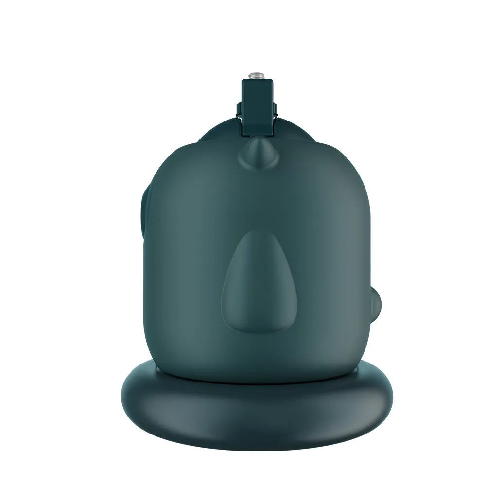 Intelligent AI face recognition gimbal with 360-degree rotation on dark background