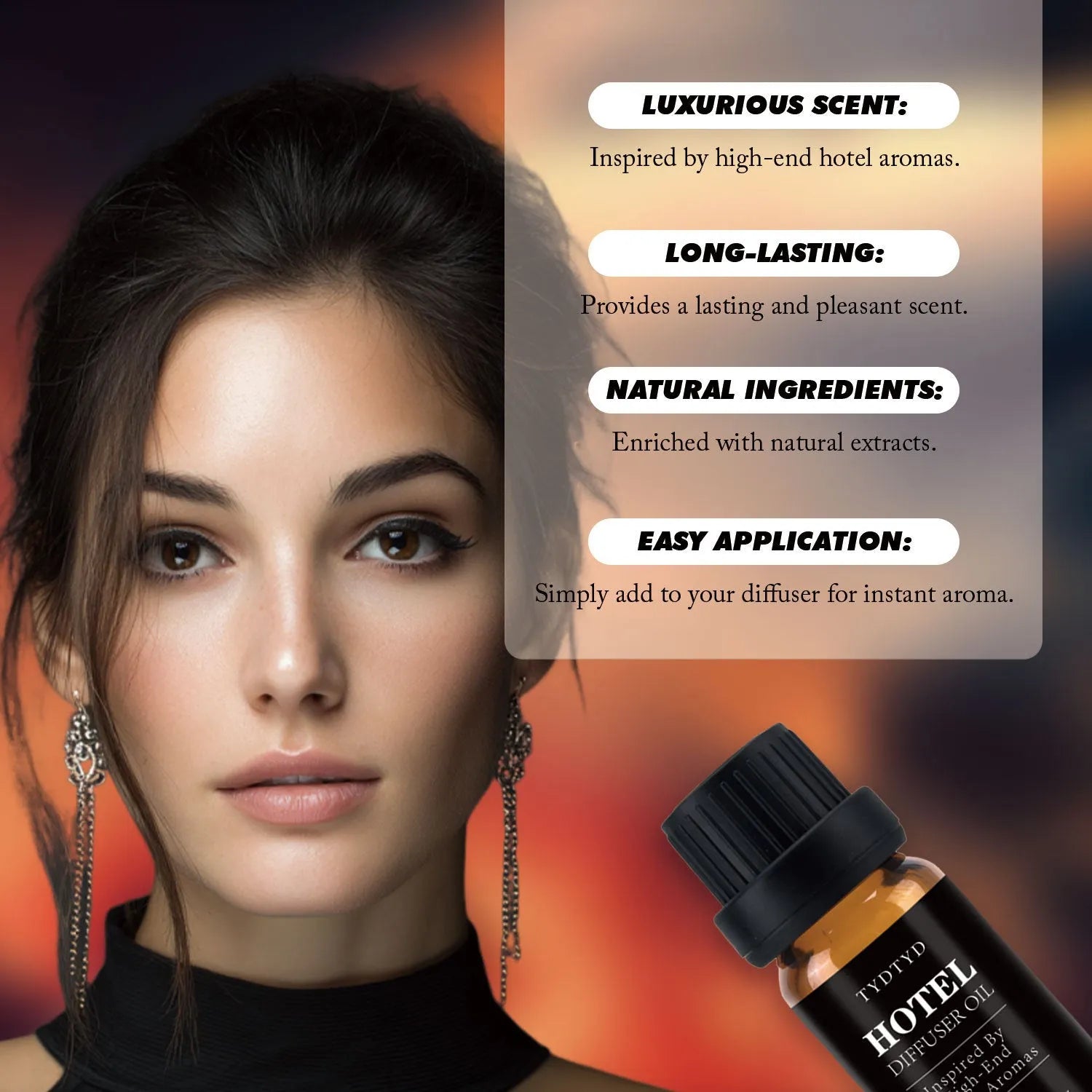 10ml natural plant fragrance essential oil bottle