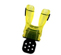Edible silicone diving mouthpiece measuring 110mm in various solid and transparent colours.