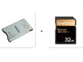 SD to PCMCIA adapter card with stainless steel housing for Mercedes-Benz vehicles