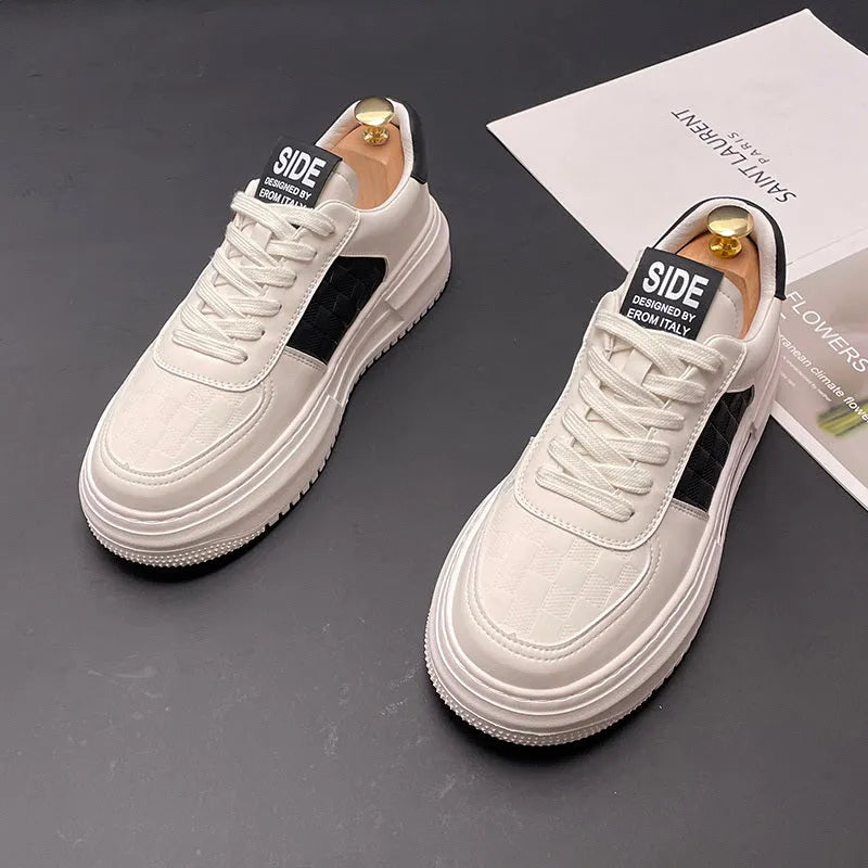 Unisex leisure shoes with cloth upper and rubber foam sole in white-green colour combination