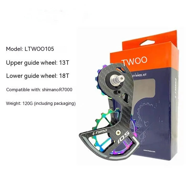 LTWOO 105 rear derailleur jockey pulley wheels with 13T upper and 18T lower teeth