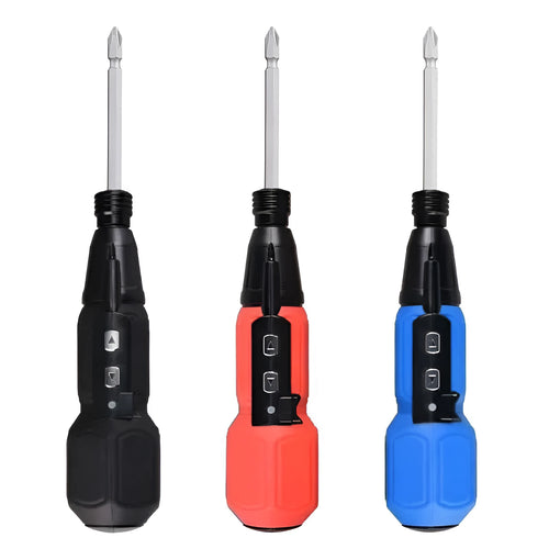 Black or blue alloy steel straight handle electric screwdriver with 36V lithium battery