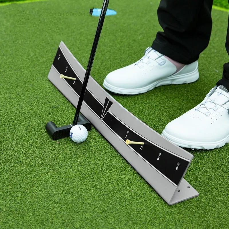 Adjustable PVC golf putter balance simulator for putting stroke training