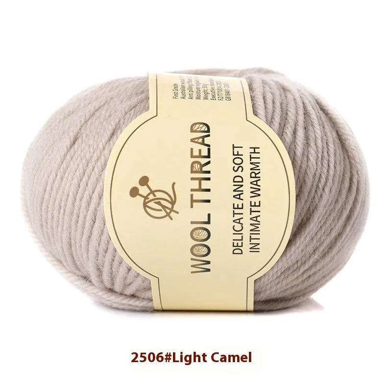 Roll of hand knitting wool yarn for baby garments in various colour options