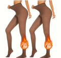 Anti-snagging keep warm outerwear leggings with nylon fabric and wool lining in three thicknesses