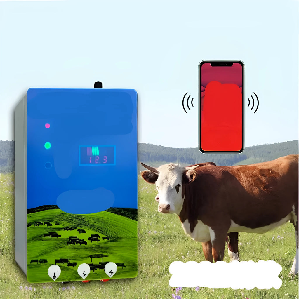 Pasture electronic host high voltage pulse breeding grid fence full set with alarm monitor