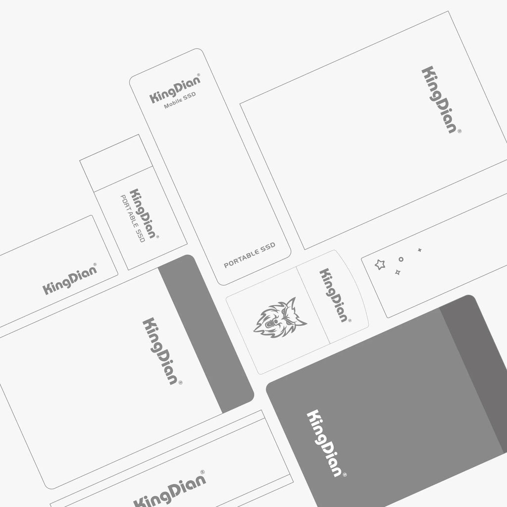 Grey aluminium mobile SSD with USB3.0 interface for direct Android phone connection