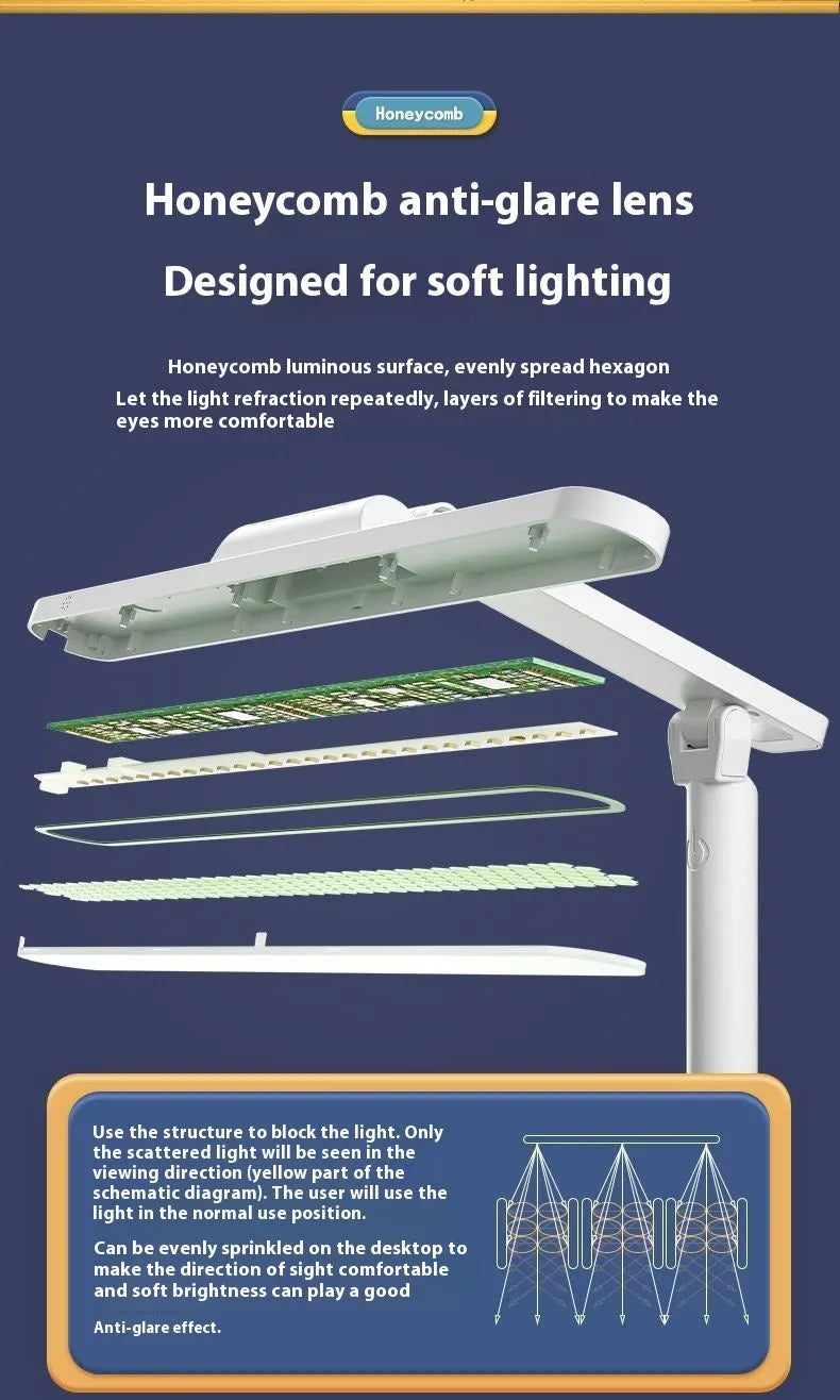 Multifunctional reading bookshelf table lamp with adjustable colour temperature settings and integrated storage