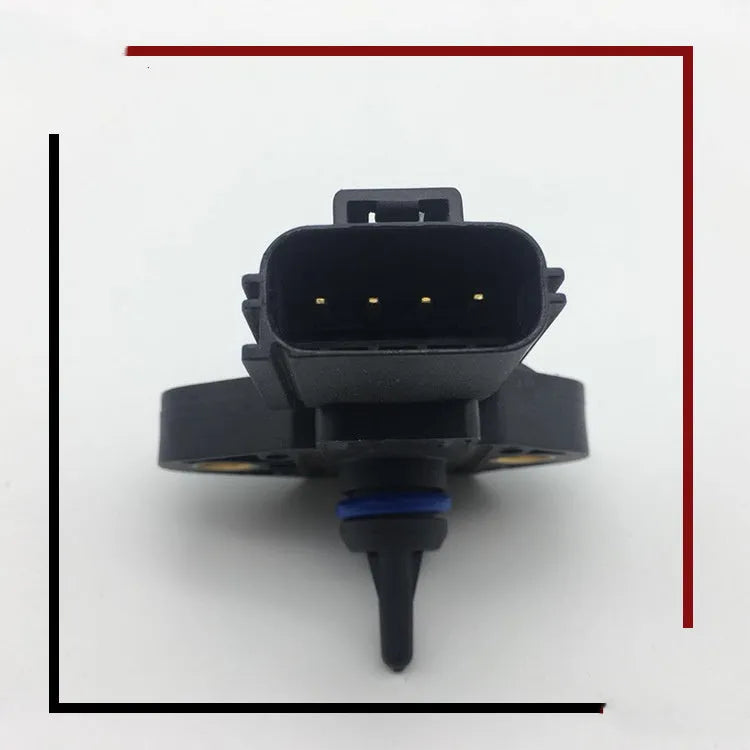 Black intake pressure sensor for Ford and Lincoln vehicles with accurate measurement range