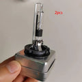 Xenon automotive bulb for D1S and D1R headlights with aluminium alloy shell and choice of four light colours.