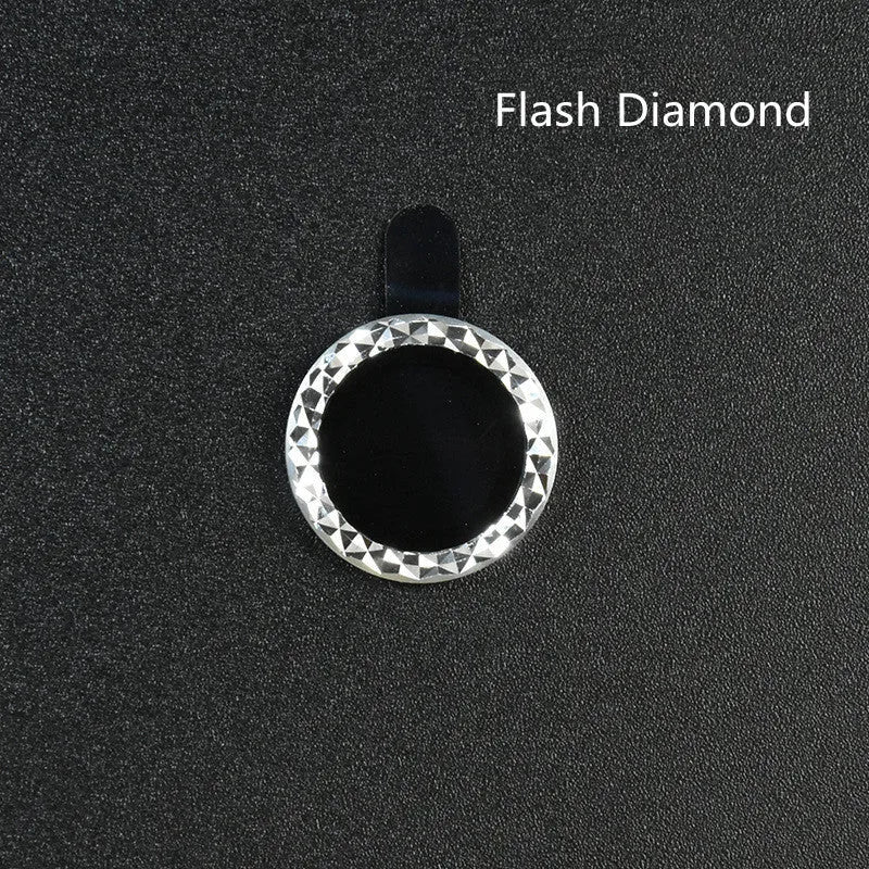 Diamond lens film protector ring made of aluminium alloy and tempered glass for iPhone 12 Pro Max camera