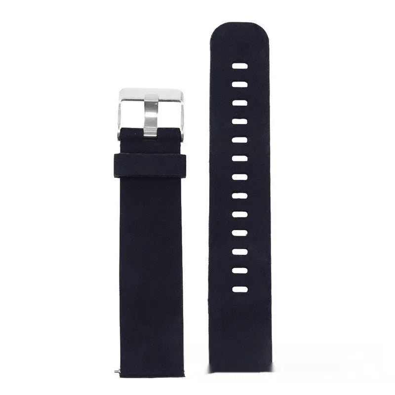 Solid colour silicone sports watch strap for Garmin Forerunner 245 fitness tracker