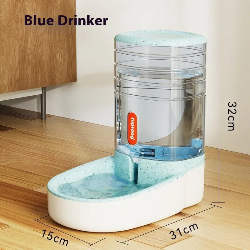 Automatic pet water fountain 3.8L second generation feeder in grey blue pink green for cats and dogs