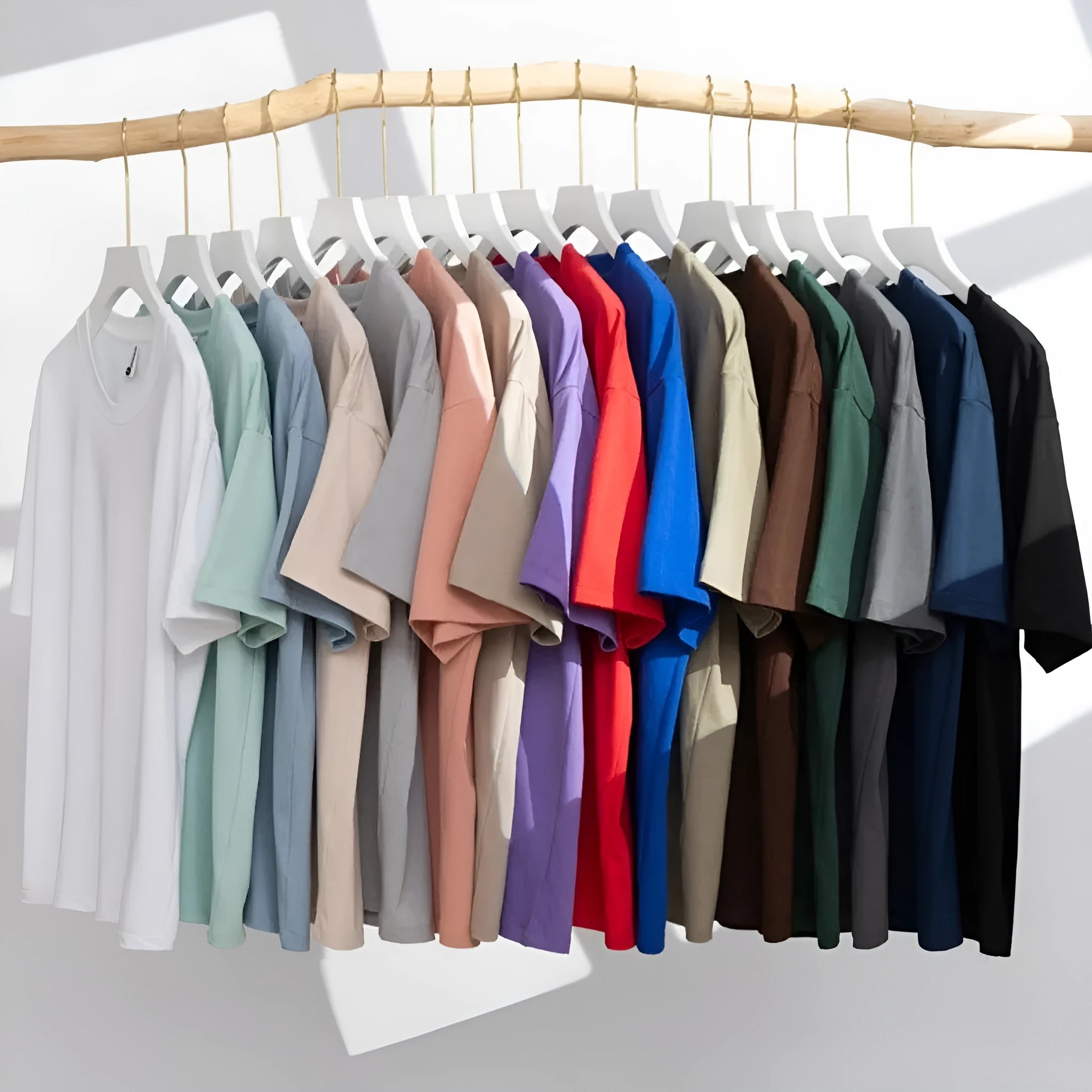 Unisex pure cotton short sleeve t-shirt in solid colour loose style available in apricot black caramel and other shades