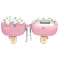 Blue silicone headphone case cover with cartoon lollipop design for Apple AirPods
