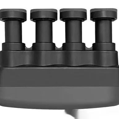 PP finger strength trainer for climbing, piano, and basketball, 9x2x7 cm, in all black colour