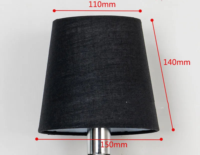 Modern minimalist fabric lampshade in various colours for table and pendant lighting