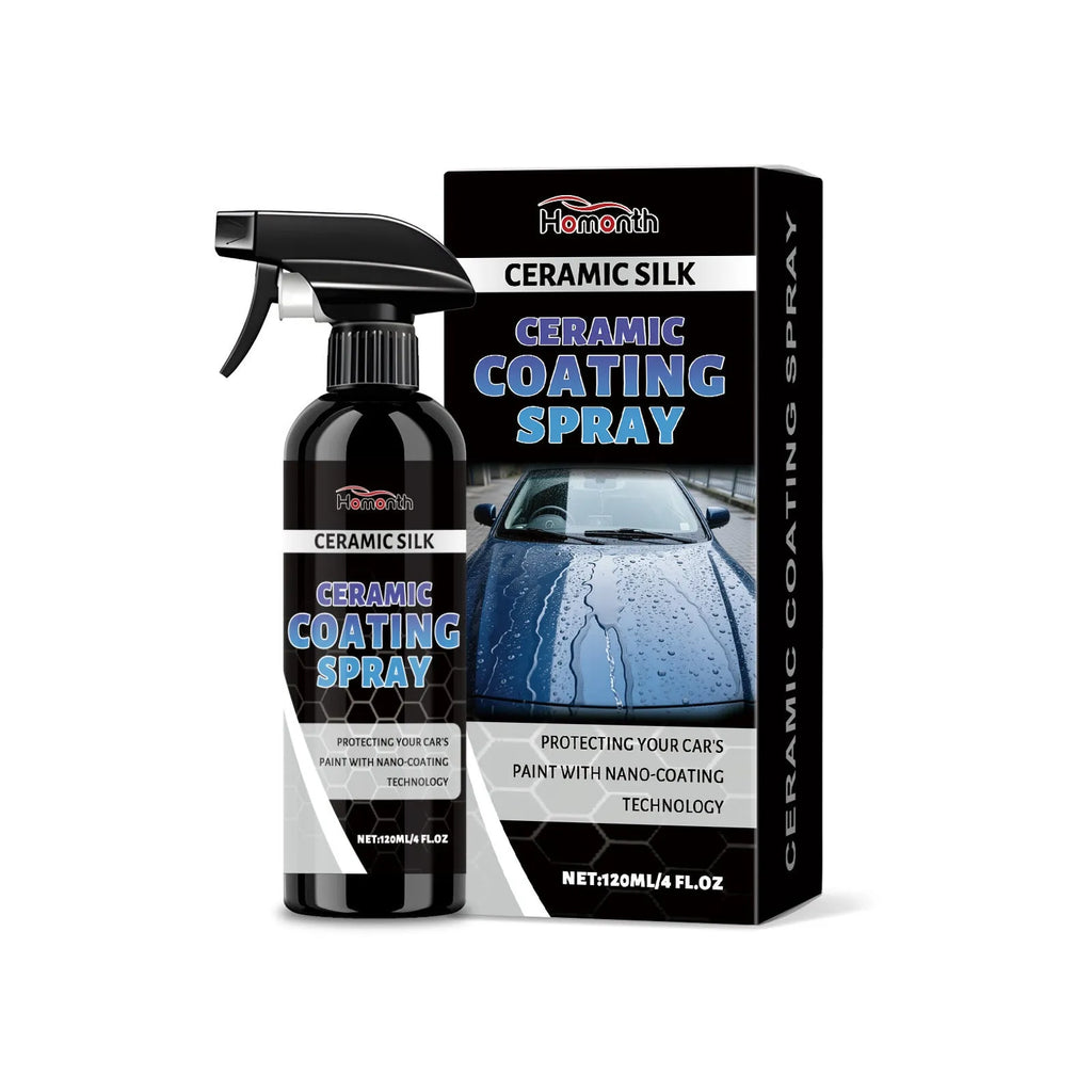 120ml ceramic coating spray bottle for surface protection and gloss maintenance