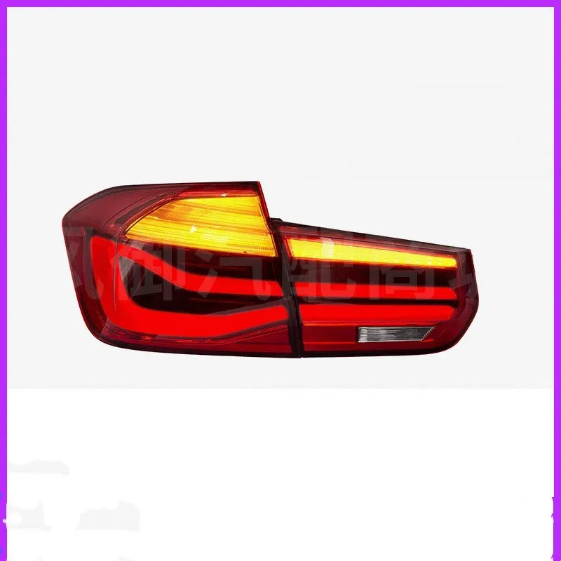 BMW 3 Series tail light assembly with streamer steering LED running lights in red ABS PC housing