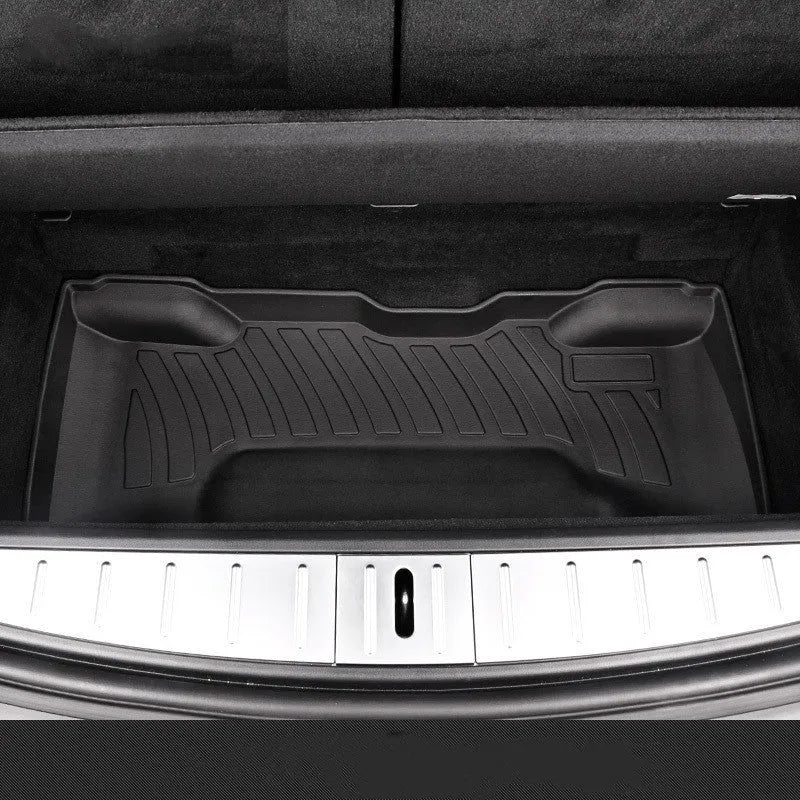 Custom rubber and TPE floor mats for Tesla Model 3, Y, X, and S cars