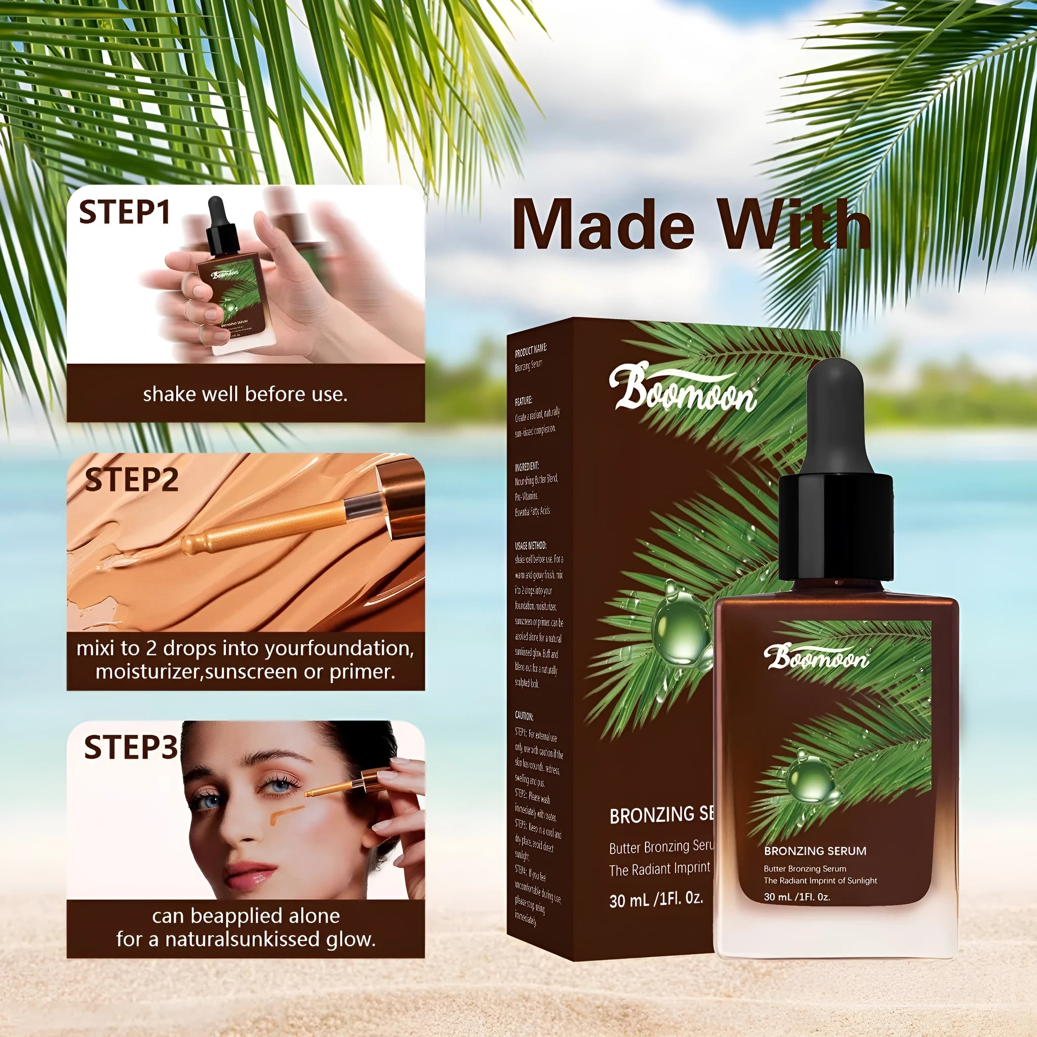 Bronze Black Care Solution 30ml bottle for contact lens moisturising with dropper applicator