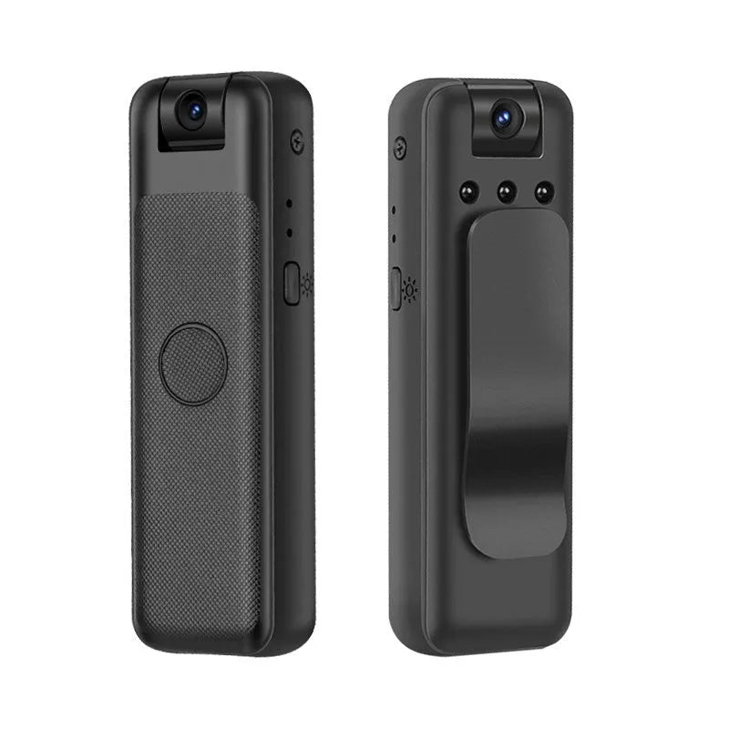 Black conference room surveillance camera with Wi-Fi connectivity and back splint mounting bracket