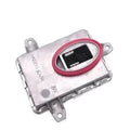 Metal headlight ballast unit measuring 14cm by 11cm by 4.5cm for vehicle lighting systems