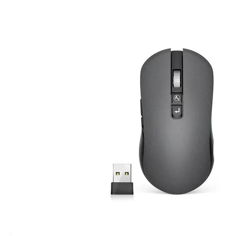 Wireless gaming mouse with voice translation microphone and seven programmable buttons