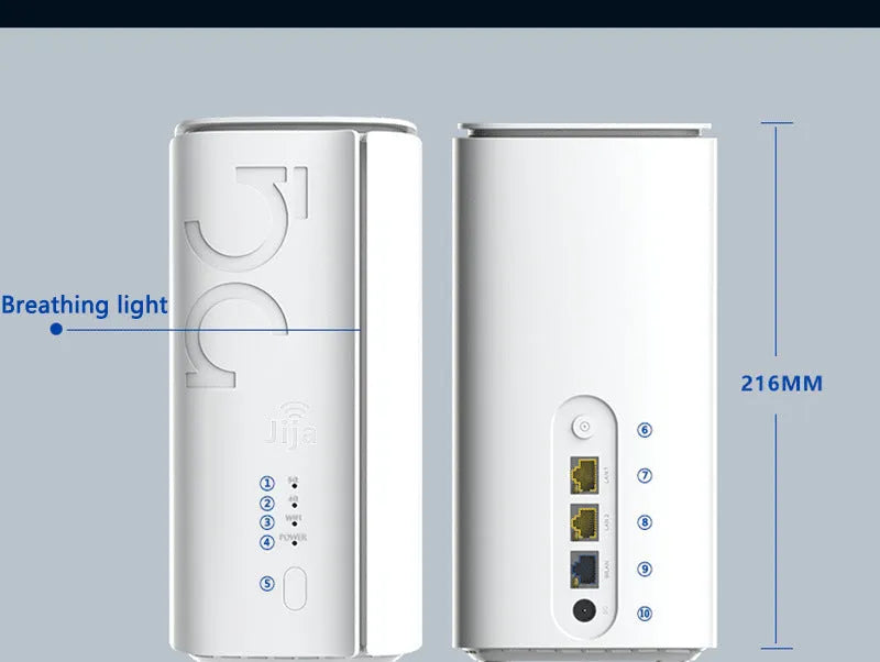 Compact 4G CPE wireless router with dual chip version options for wired to wireless network conversion