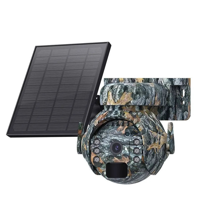 3 million pixel solar security camera with full-colour night vision in white, black or camouflage