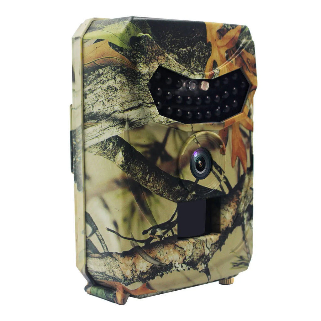 Yellow brown 16MP IP54 waterproof trail camera with night vision and wide-angle lens
