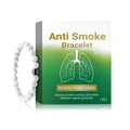 Women's synthetic turquoise anti-smoking bracelet for cigarette craving reduction