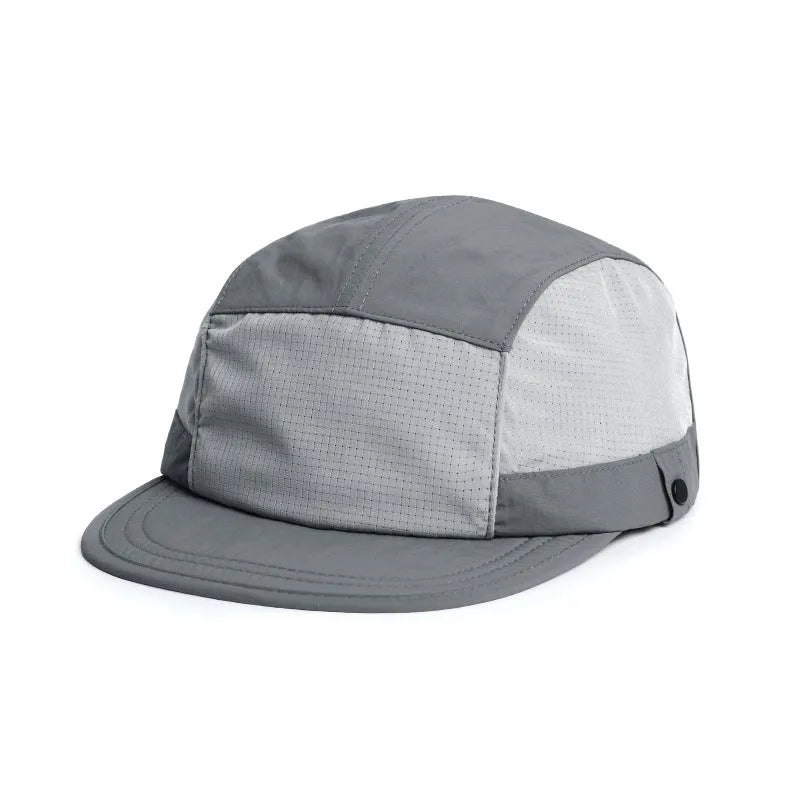 Breathable soft tongue cap with dome crown in various colours showing sun protection design