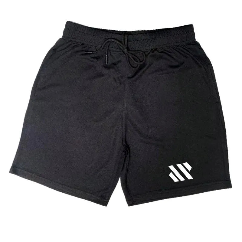 Metal silk fabric sports shorts in various colours for summer running and athletic wear