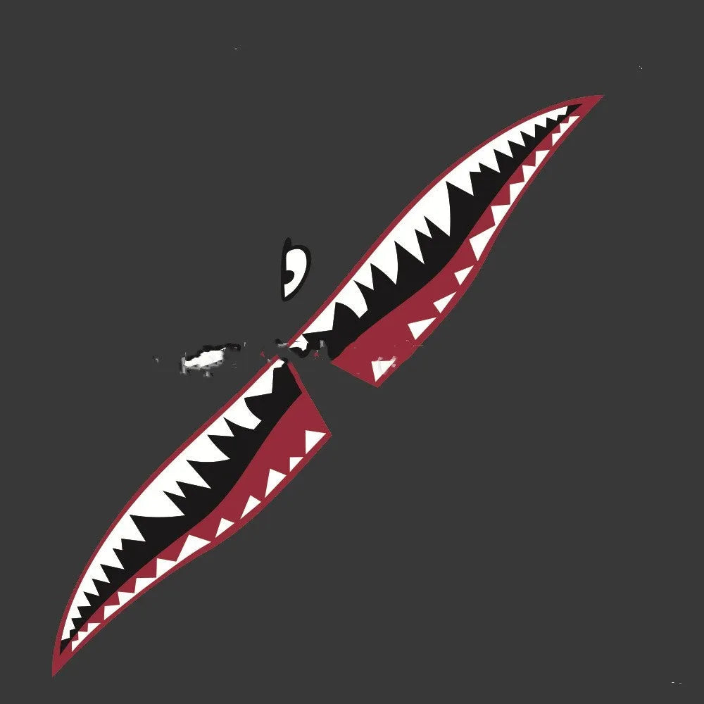 Shark design PVC car body sticker for vehicle personalisation in outdoor suitable material