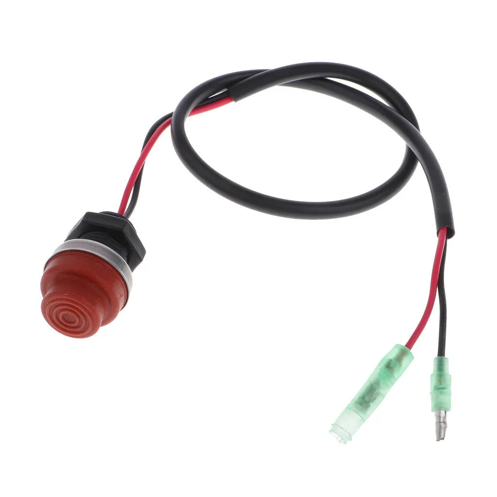 Yamaha outboard motor kill switch stop safety lanyard with rope.