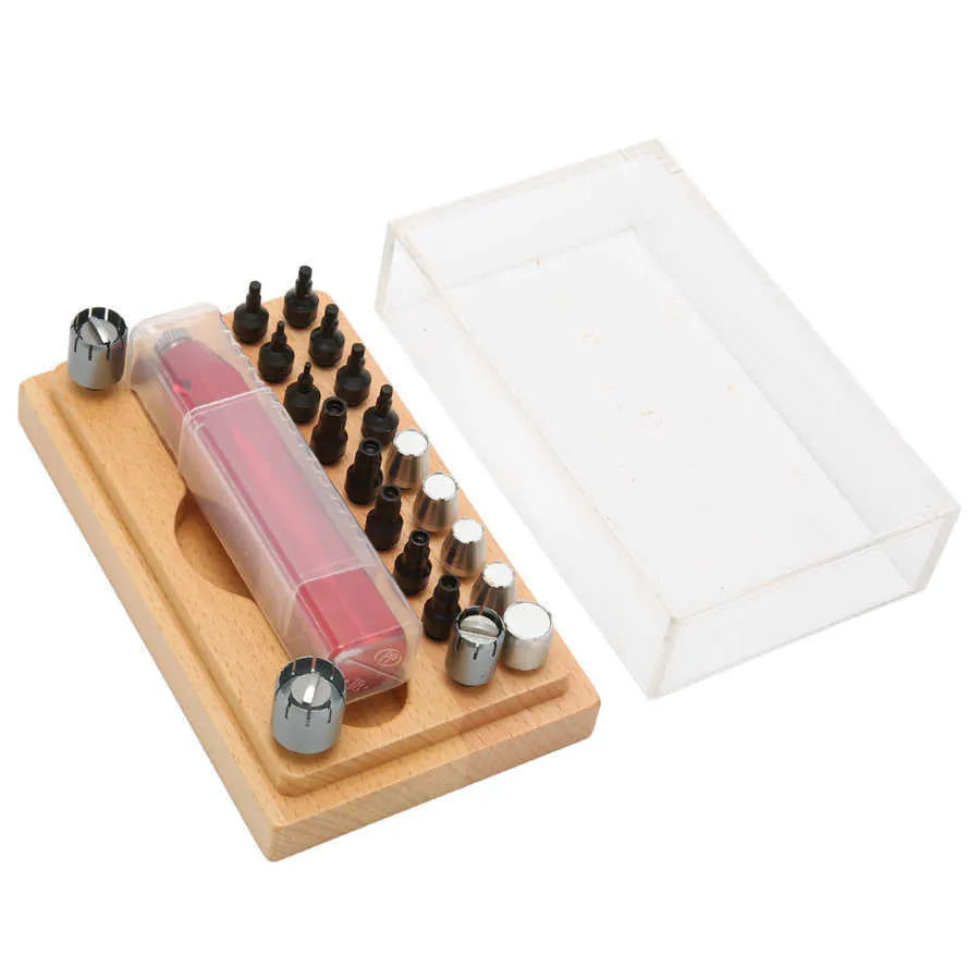 20-piece steel watch repair tool extracting tube open set for removing watch case backs