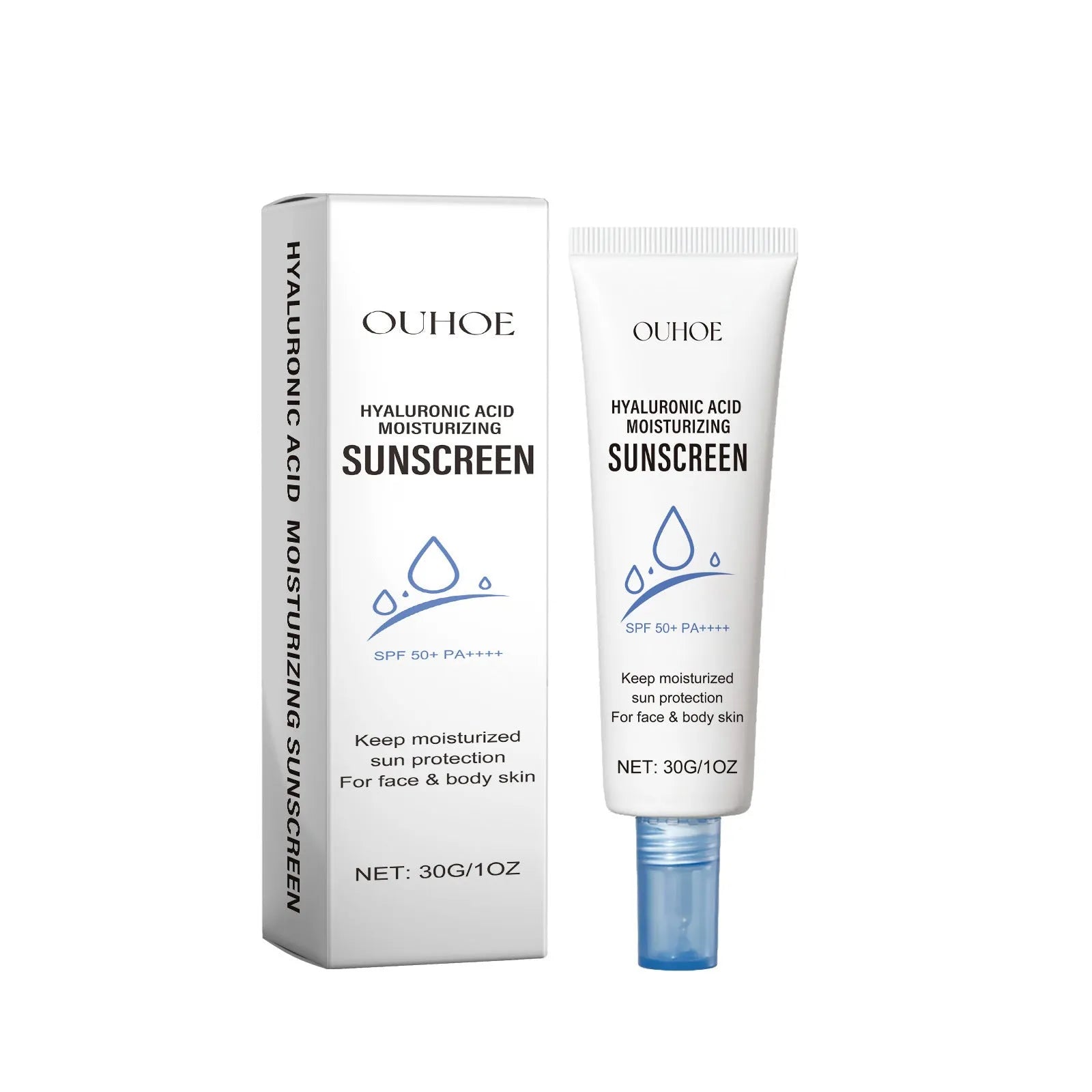30g tube of moisturising protective lotion with UV isolation for export markets