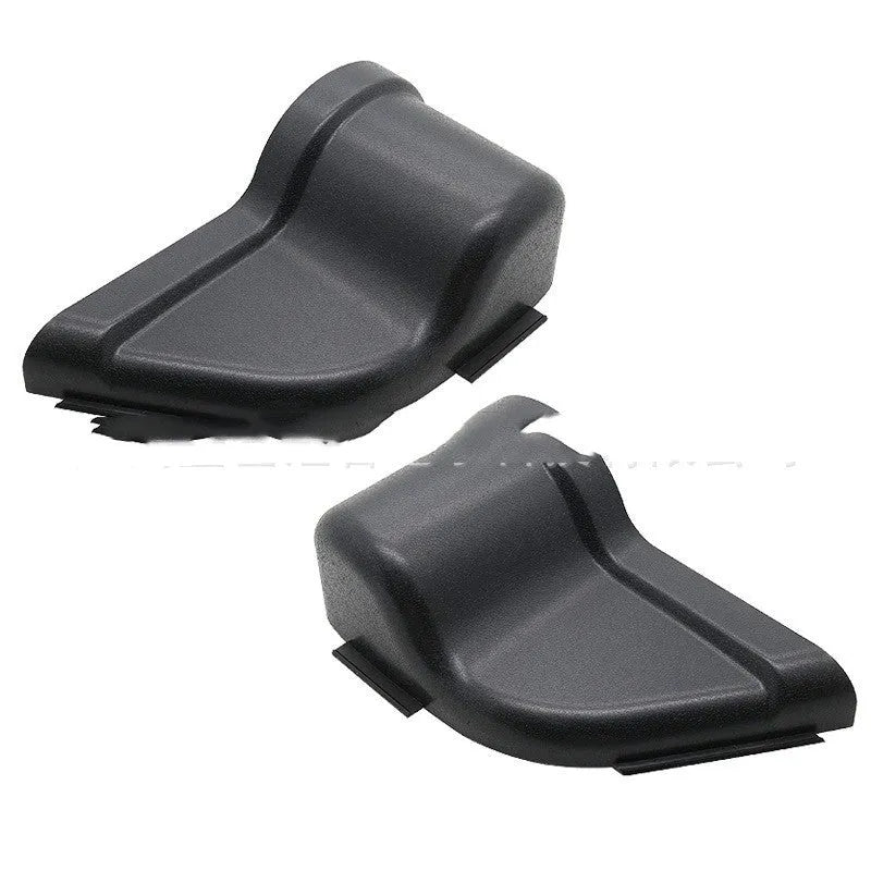 Black ABS door storage box with mesh pockets for Jeep Wrangler JK and JL models