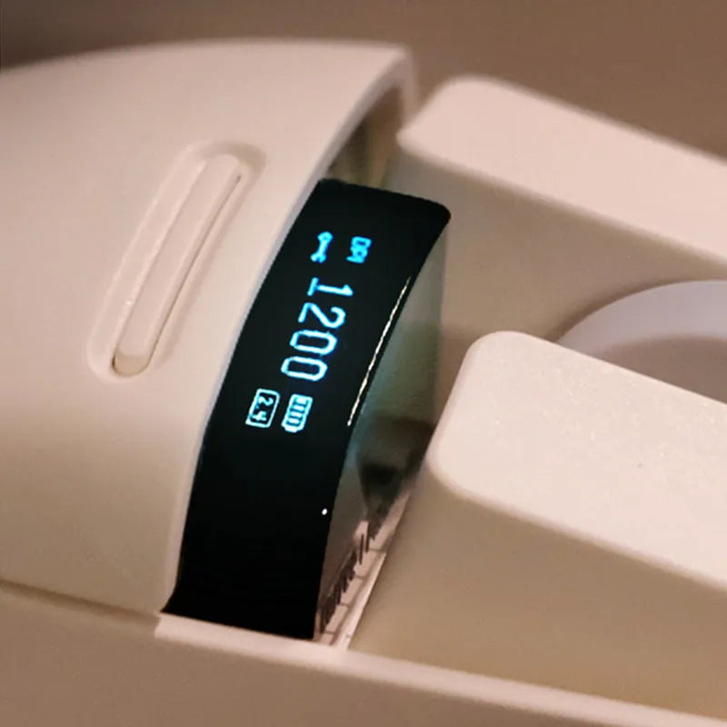 Xiaoqiao Three Mode Wireless Mouse in tofu colour showing seven buttons and four-way scroll wheel