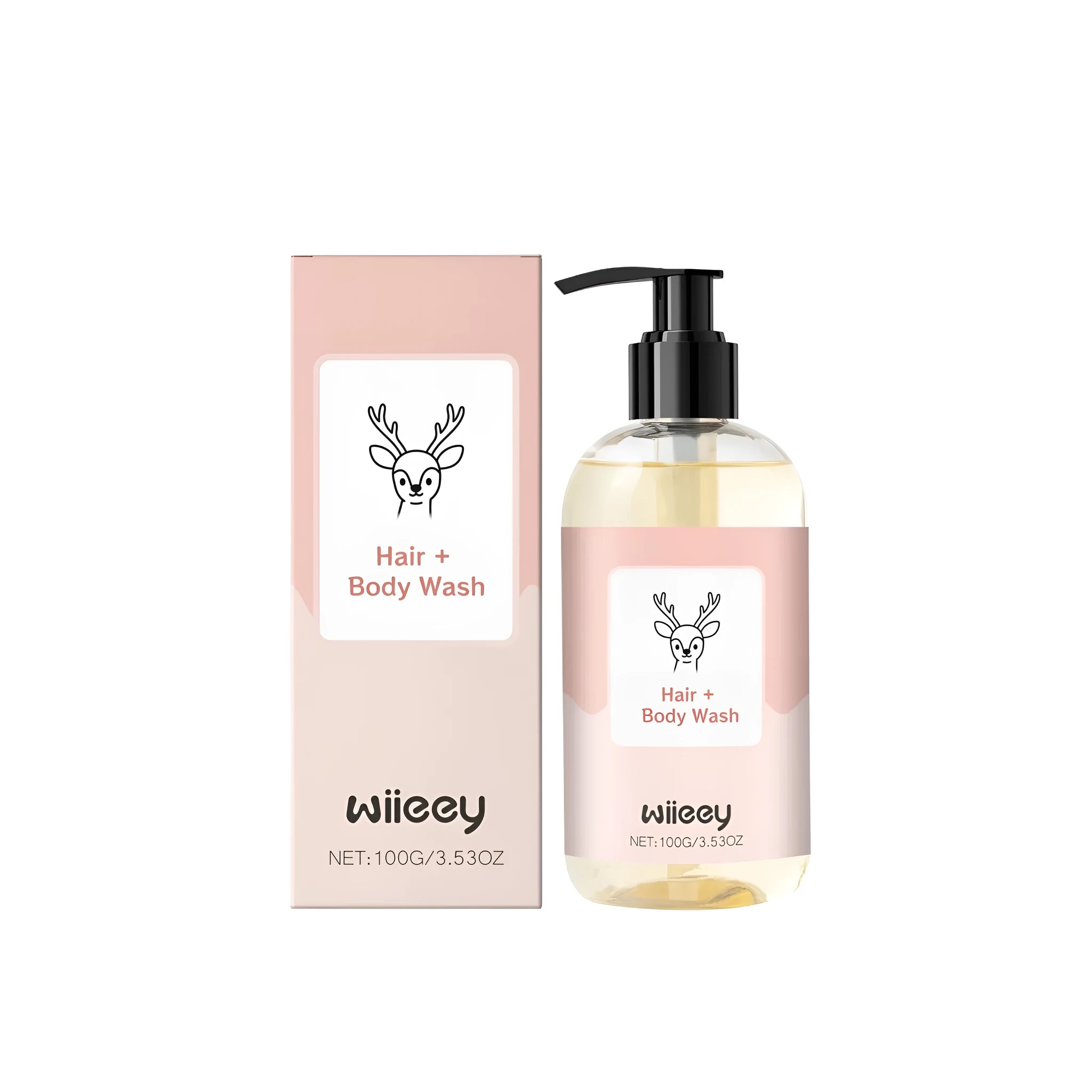 100g bottle of gentle baby bath and shampoo two-in-one with oat extract for sensitive skin