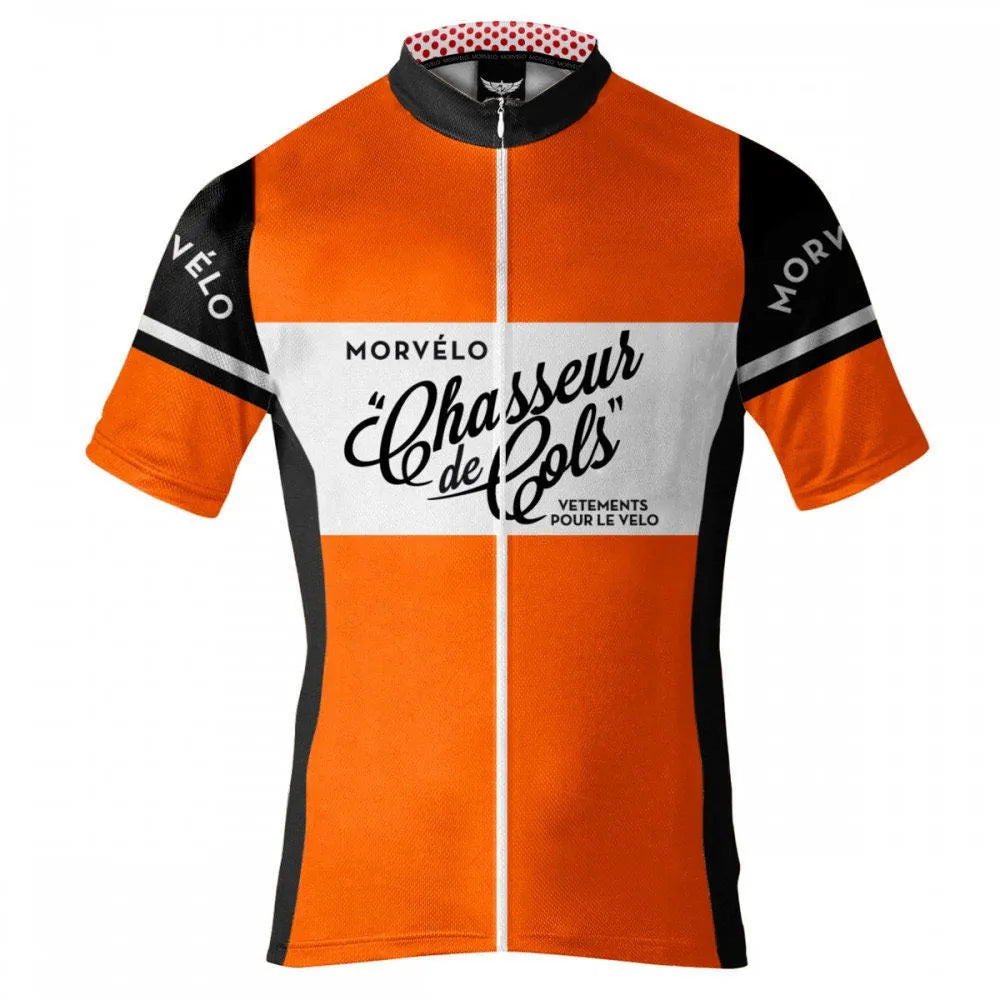 Short sleeve jersey in moisture wicking strip wheel mesh and Lycra fabric for summer sportswear