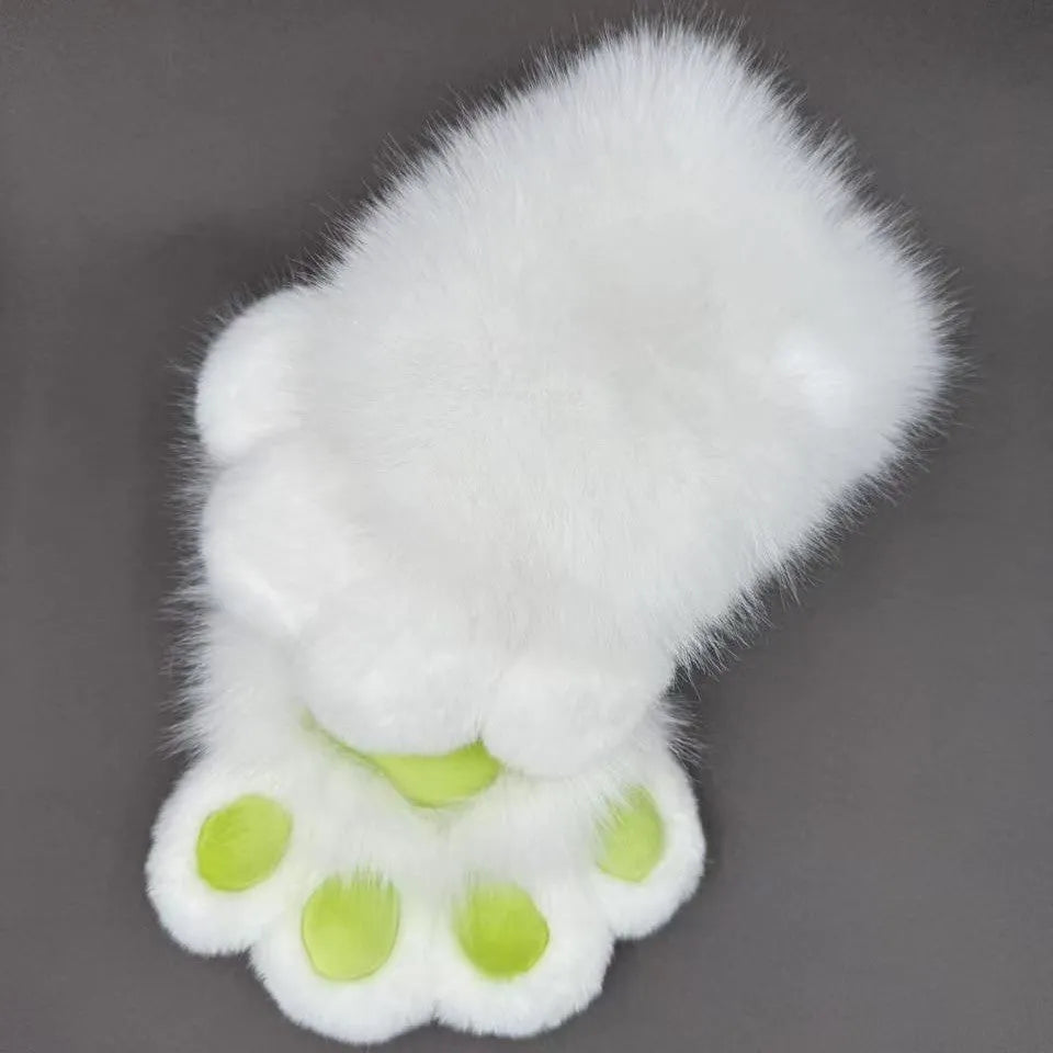 Colourful nylon animal claw cosplay gloves in free size with multiple colour options