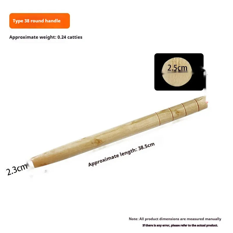 Locust wood axe handle replacement in multiple sizes for log axes, sickles, and hoof hoes