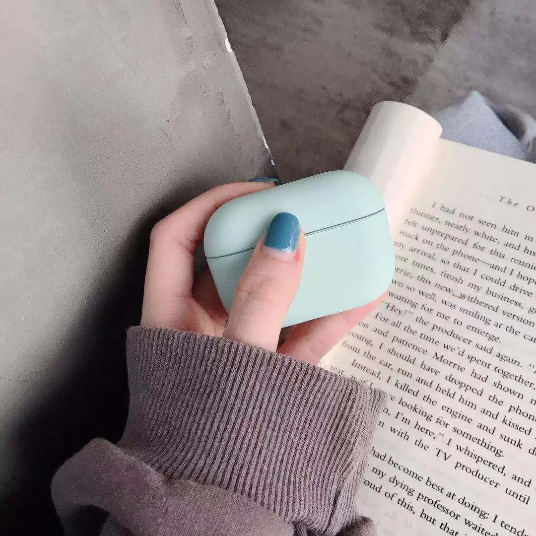 Plastic protective case for Apple AirPods Pro and AirPods 3 in various colours.