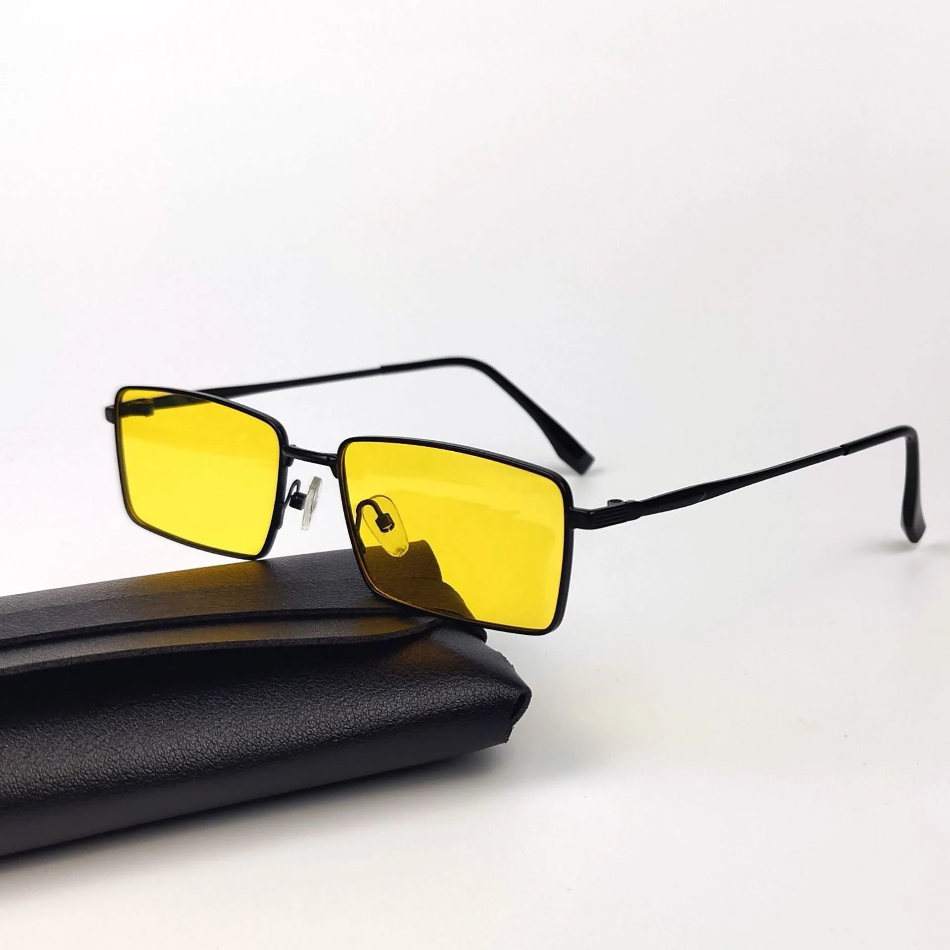Night Super Clear Yellow Film Men's Sunglasses for driving and fishing, simple style, night vision goggles colour