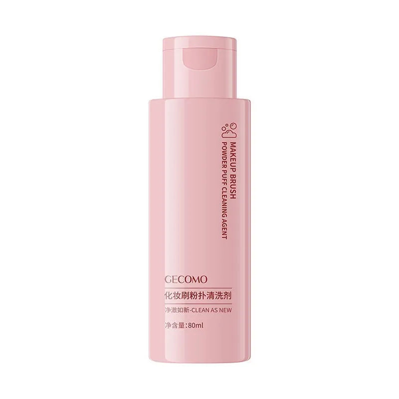 Makeup brush and beauty sponge cleaning kit with 80ml detergent bottle and 75ml spray bottle