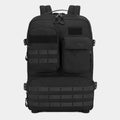 Army Green waterproof tactical backpack showing 17-inch size and main compartment