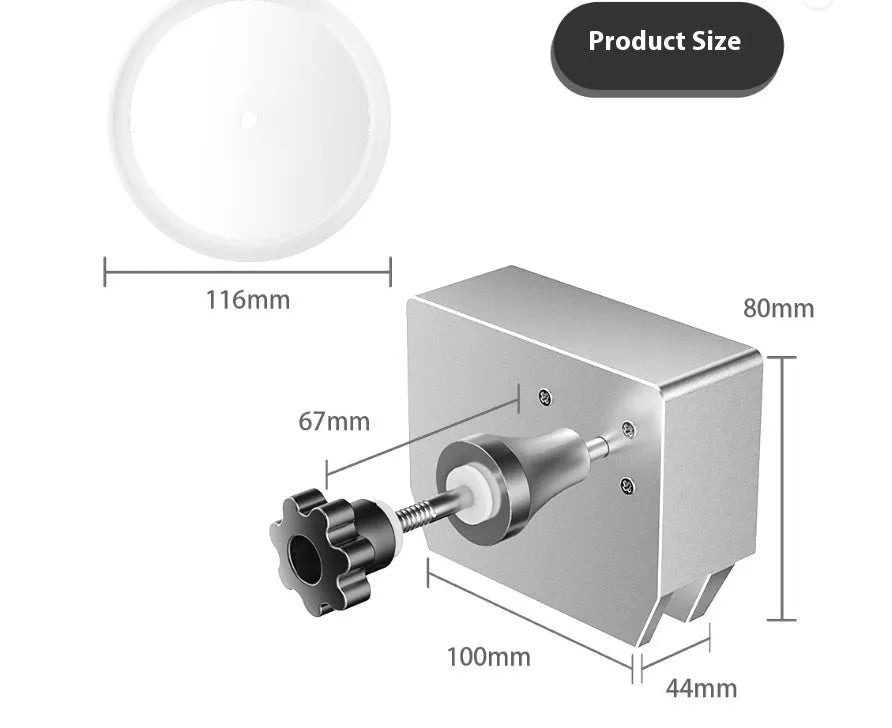 Mini ultrasonic cleaning machine with temperature control display and single slot interior